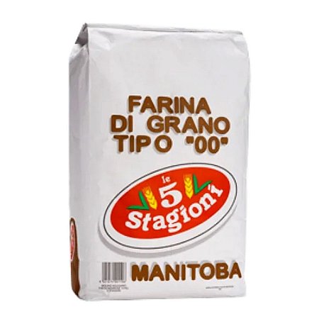Farinha de Trigo Italiana 00 Le 5 Stagioni Manitoba 10 Kg