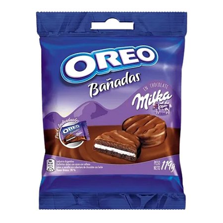 Biscoito Milka Oreo Banadas Chocolate Ao Leite 119g