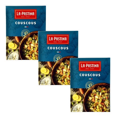 Couscous Italiano La Pastina Cuscus Marroquino 1,5 Kg (3 Unidades)