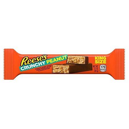 Barra Reeses Chocolate Crunchy Peanut Amendoim Crocante  90g
