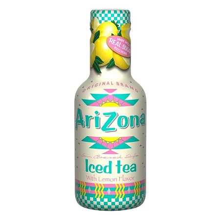 Chá Preto Sabor Limão Arizona Iced Tea Lemon Flavor 500ml