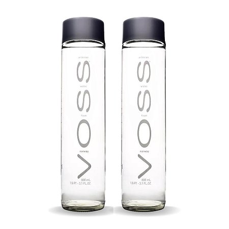 Água Voss Sem Gás Noruega Garrafa Vidro 800ml (2 Unidades)