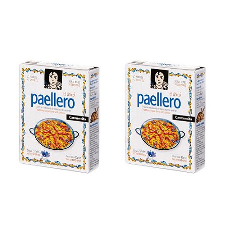 Tempero Paellero Carmencita Espanhol Tradicional 20g (2 Un)