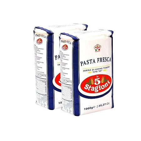 Farinha De Trigo Italiana 00 Le 5 Stagioni Pasta Fresca 2kg
