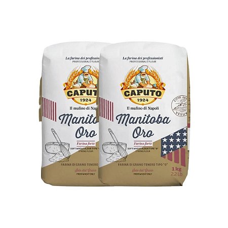 Farinha De Trigo Italiana Caputo Tipo 0 Manitoba Oro 2kg