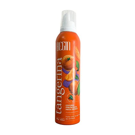 Espuma Sabor Tangerina Para Drinks Begin 220ml