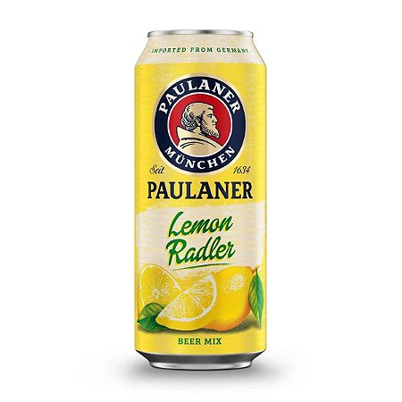 Cerveja Paulaner Lemon Radler Beer Mix Alemã Lata 500ml