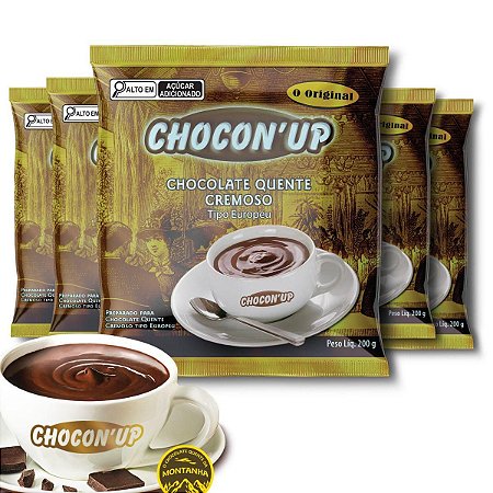 Chocolate em pó Choconup Tradicional 200g (5 Unidades)