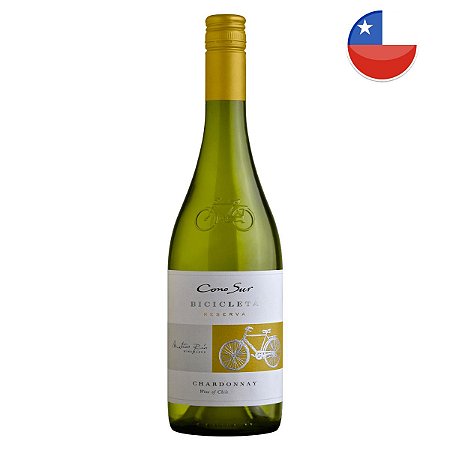 Vinho Chileno Branco Cono Sur Bicicleta Chardonnay 750ml