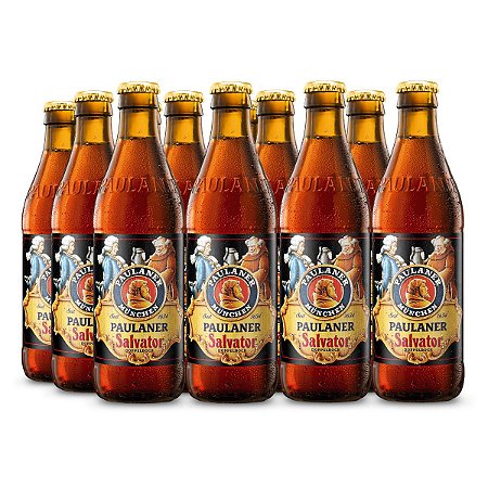 Cerveja Paulaner Salvator Puro Malte Garrafa 330ml (12 Und)