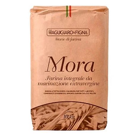 Farinha de Trigo Integral Italiana Mora Agugiaro Figna 10kg