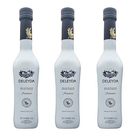 Azeite Chileno Deleyda Extra Virgem Premium 500ml (3x)