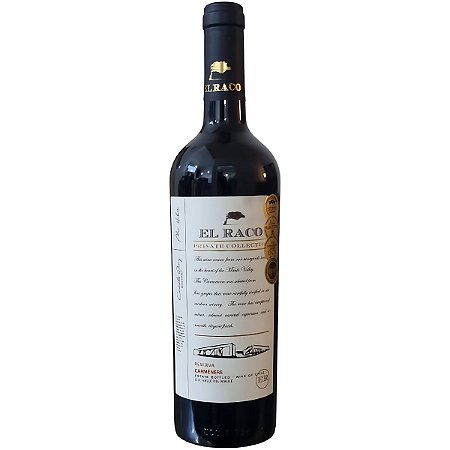 Vinho Tinto Chileno El Raco Gran Reserva Carmenere 750ml