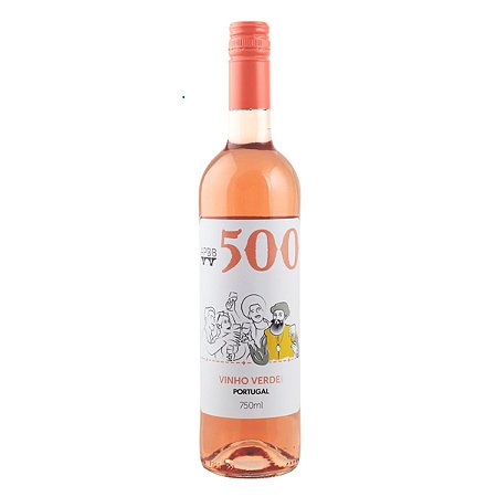 Vinho Rose 500 Português Vinho Verde 750ml