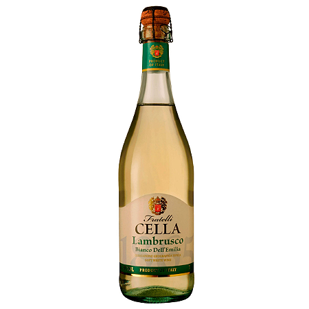 Vinho Italiano Cella Lambrusco Dell'Emilia Bianco IGT 750ml