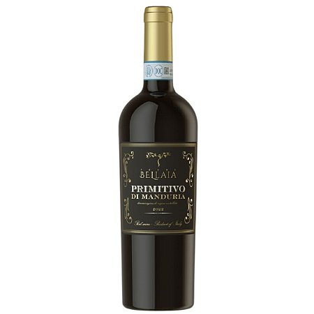 Vinho Tinto Italiano Primitivo di Manduria Bellaia 750 ml