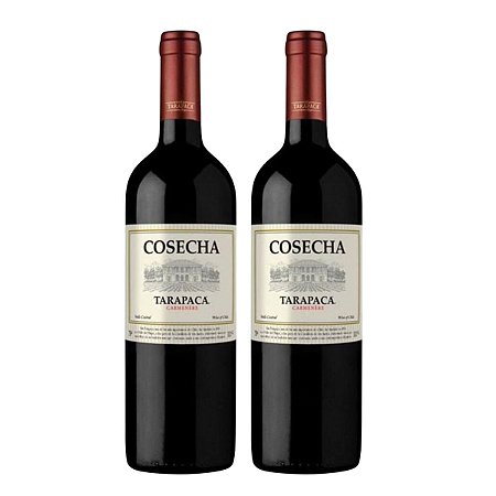 Kit 2 Vinhos Tarapacá Cosecha Carménère Tinto 750ml