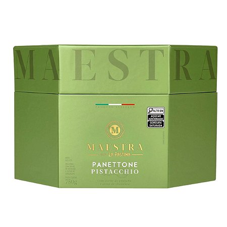 Panettone Creme Pistache Chocolate Maestra Per La Pastina