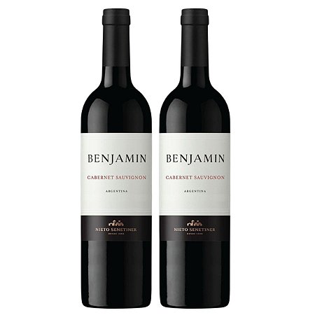 Kit 2 Vinhos Tinto Benjamin Nieto Senetiner Cabernet Sauvignon 750ml