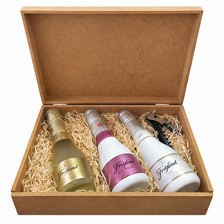 Kit 3 Espumantes Freixenet Presenteável – Ice Rosé, Carta Nevada e Ice 200ml