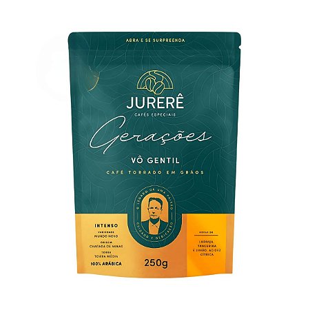 Café Especial Jurerê Do Vô Gentil Em Grãos Torrado 250g