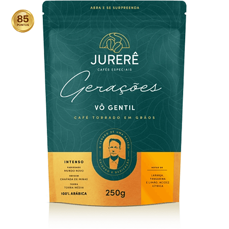 Café Especial Jurerê Do Vô Gentil Em Grãos Torrado 250g
