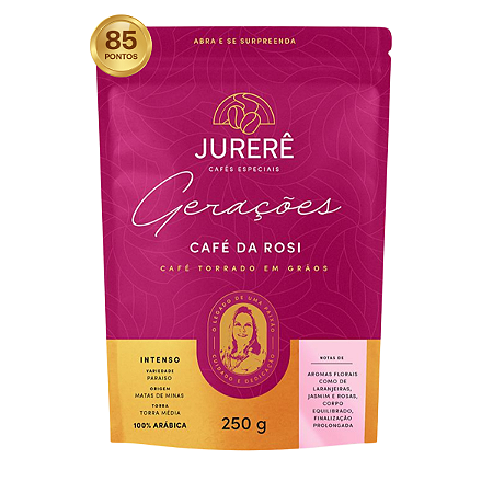 Café Especial Jurerê Da Rosi Em Grãos Torrado 250g