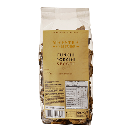 Cogumelo Porcini Secchi Italiano 100g Maestra La Pastina