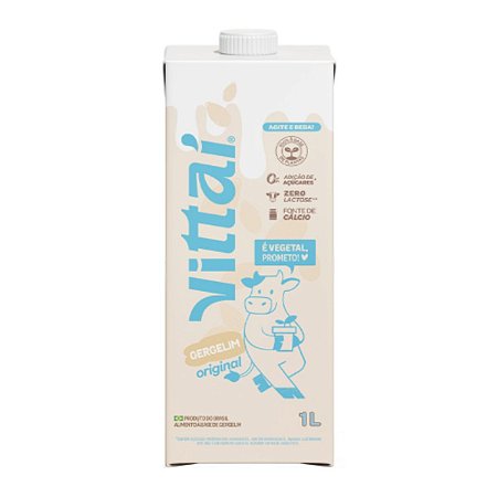 Bebida Vegetal de Gergelim Vittai Sabor Original  1 Litro