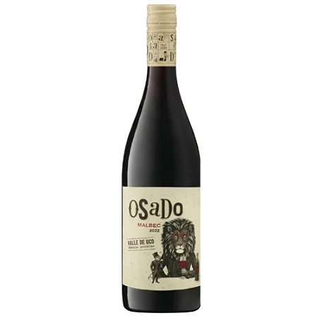 Vinho Tinto Fino Argentino Osado Malbec 750ml