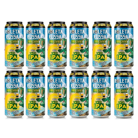 Kit 12 Cervejas Roleta Russa Zero Carbo 473ml