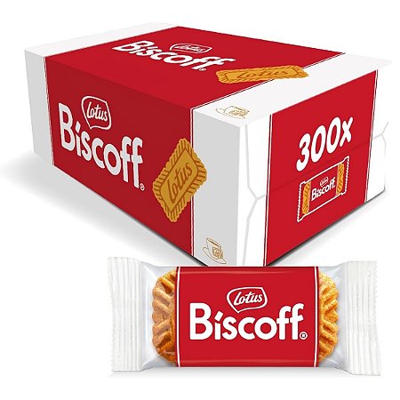 Biscoito Belga Lotus Biscoff Original 300 Unidades 1,875kg