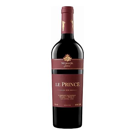 Vinho Tinto Chileno Red Blend Le Prince Neymar Jr 750ml