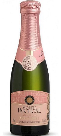 Espumante Brut Rosé Monte Paschoal 187ml