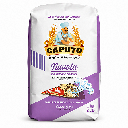 Farinha Italiana Caputo Nuvola Tipo 0 Pizza 1kg