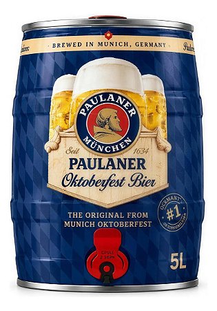 Cerveja Paulaner Oktoberfest Bier Barril Lata 5L
