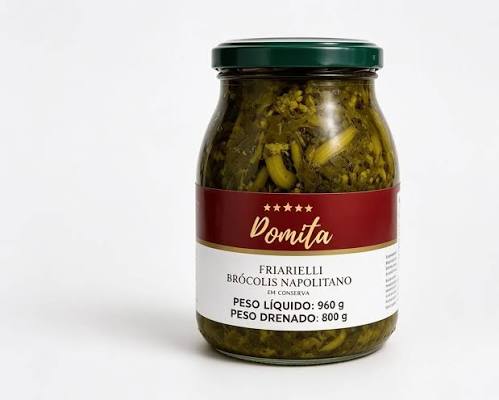 Friarielli Brócolis Napolitano Domita Conserva 350g