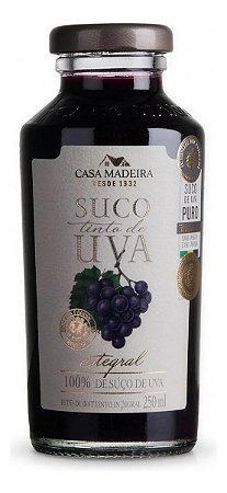 Suco de Uva Integral Casa Madeira 100% Natural 250ml