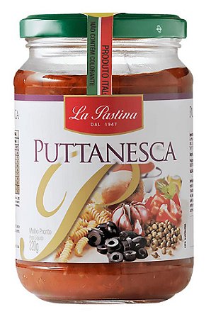 Molho Puttanesca Italiano La Pastina 320 g