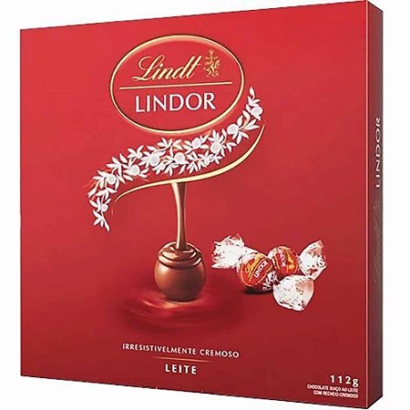 Chocolate Lindt Lindor Milk Balls Recheio Cremoso 112 gr