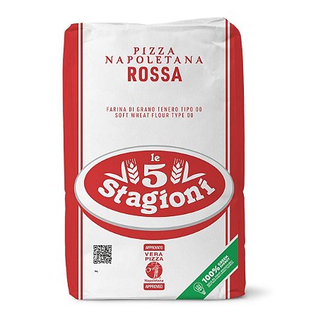 Farinha De Trigo Italiana 00 Le 5 Stagioni Napoletana 1kg