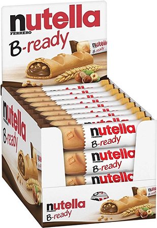 Nutella B-ready Biscoitos Wafer Com Creme Nutella kit c/ 36