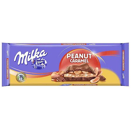 Chocolate Milka Peanut Amendoim Com Caramelo 276 g Importado
