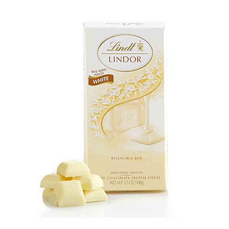 Chocolate Lindt Lindor White Branco Cremoso 100 Gr