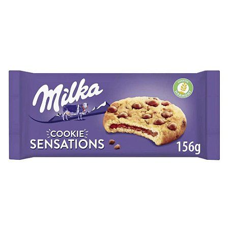 Biscoito Milka Cookies Chocolate Sensations 156 gr Importado
