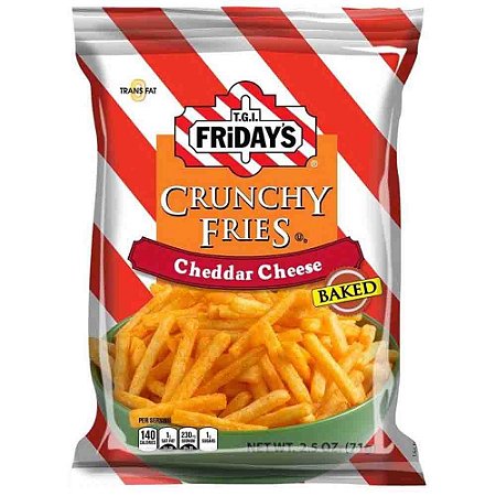 Salgadinho Tgi Fridays Cheddar Cheese Fries Importado 127 gr