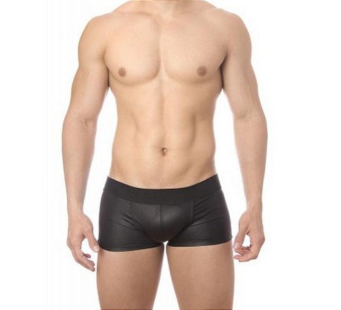 Boxer Enchimento Frontal Cirre Preto