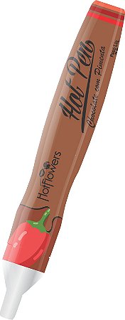 Hot Pen Caneta Comestível Chocolate com  Pimenta