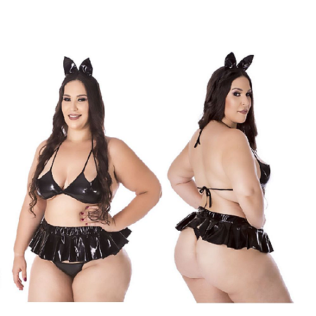 Fantasia Gatinha Plus Size