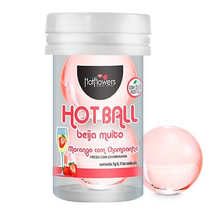 Hot Ball Beija Muito Morango com Champanhe